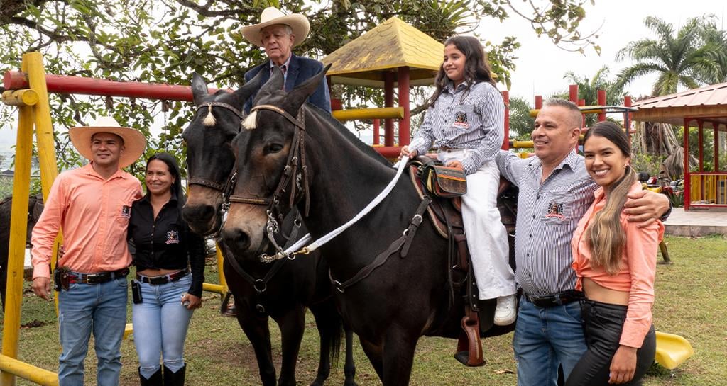 Ovidio Osorio, pioneer of mules in Colombia