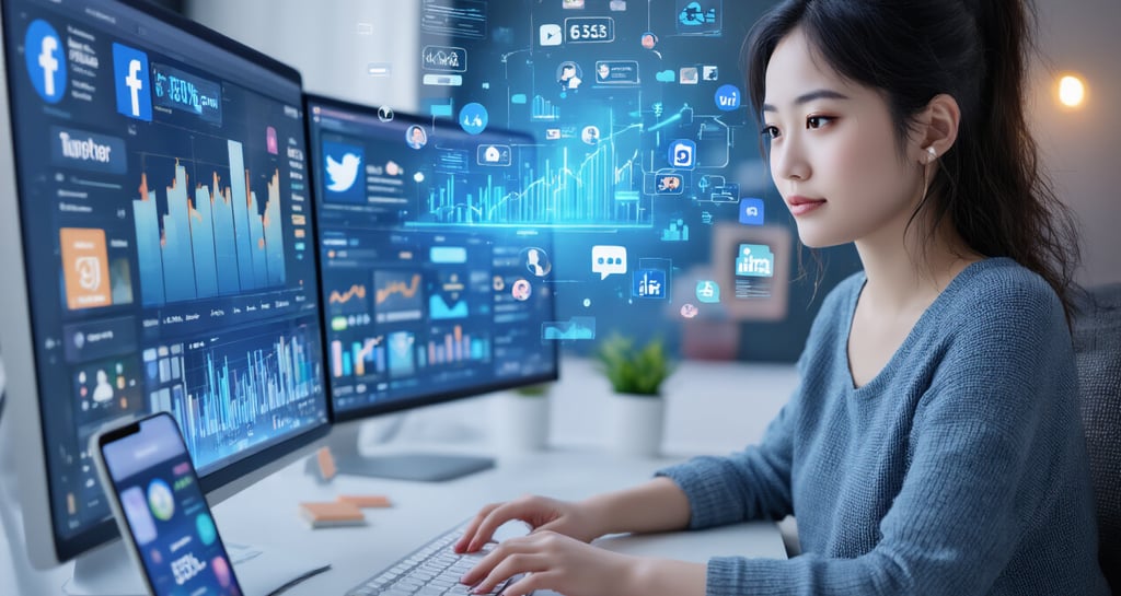 girl working on computers