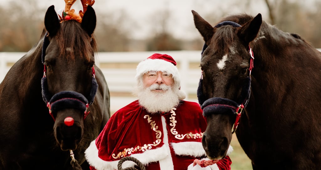 The Santa Cowboy with Oxford and Vallentina