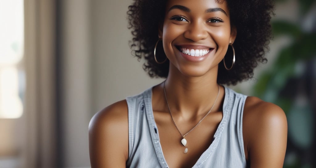 A warm, candid photo of a coaching session in progress, showing engaged smiles and open conversation.