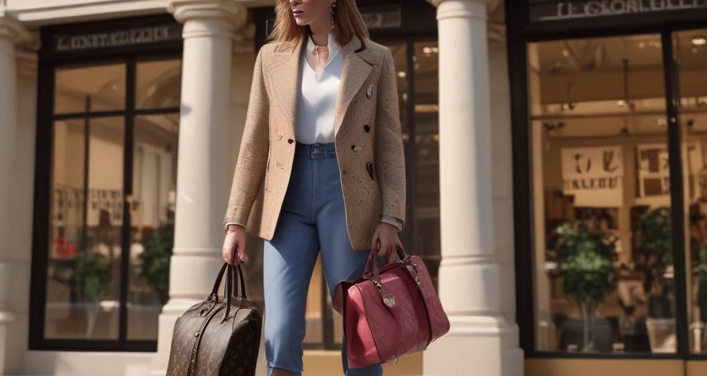 A seasonal jewelry set arranged artistically on a natural wood surface with soft morning light.