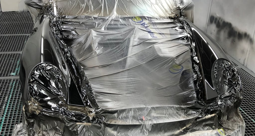 Porsche Lackierung, Autolackierung, Smart repair Duisburg,Smartrepair, Autolackieren