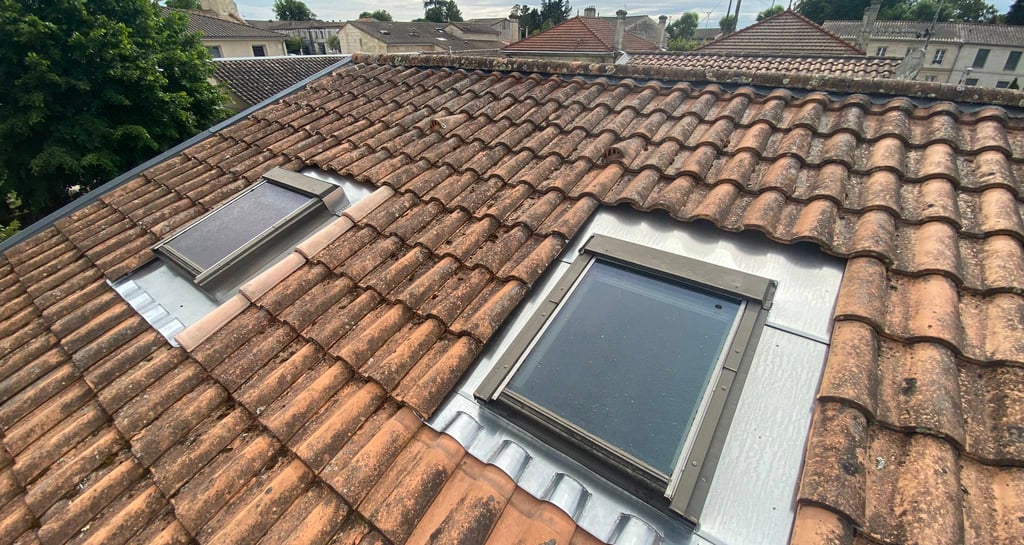 habillage de velux en zinc