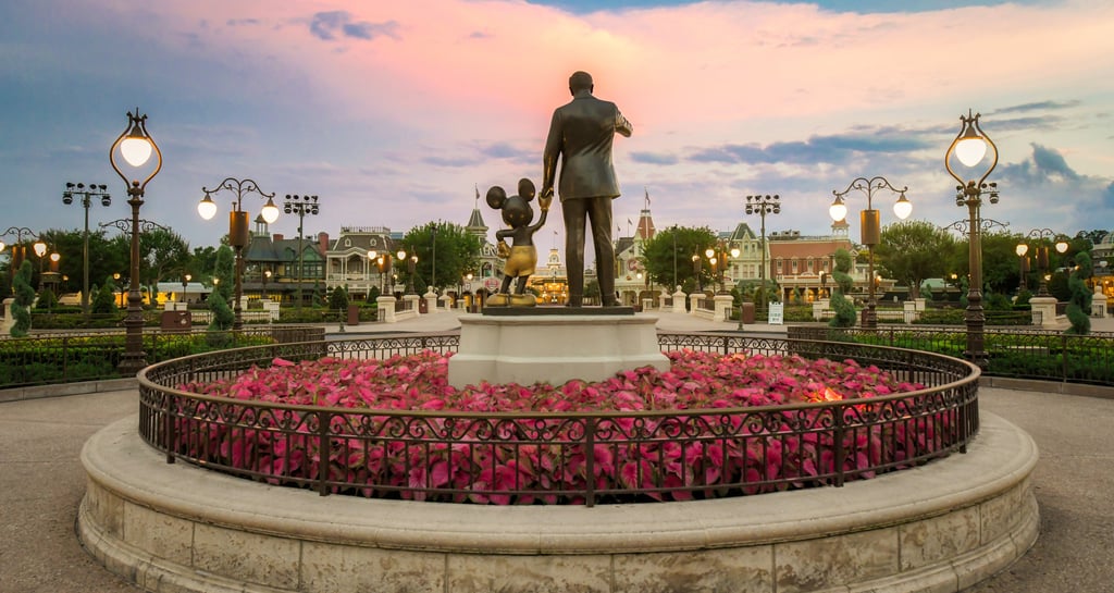 Estatua Mickey e Disney. Magic Kingdom