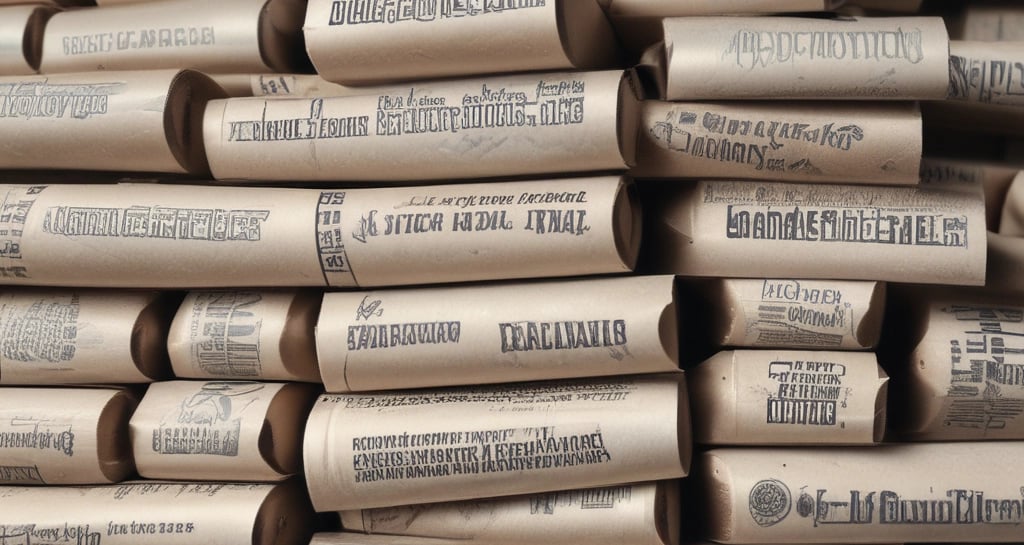 Close-up of eco buds activated carbon filters neatly stacked.