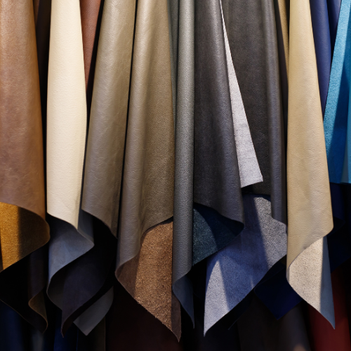 Export-quality buffalo leather hides—byproducts of ethical, halal meat processing in India.