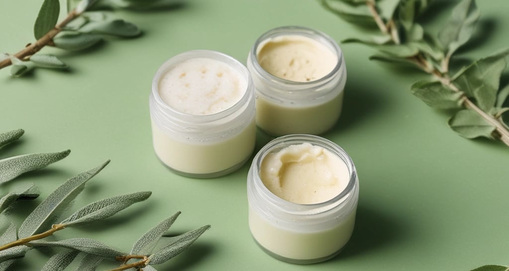 An aesthetic shot of pureverve botanicals products against a sage green background.