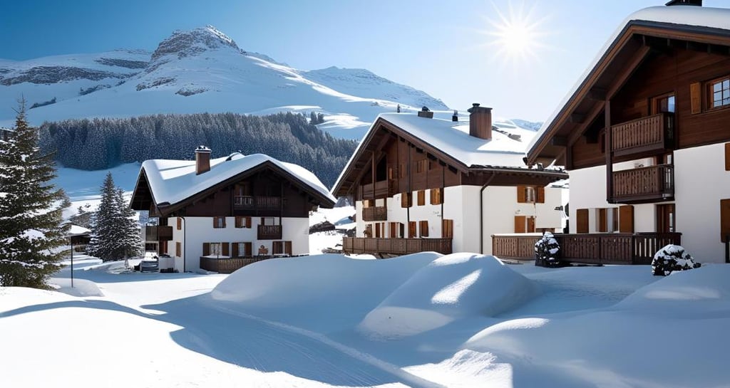 bâtiments locations saisonnière , chalets en montagnes