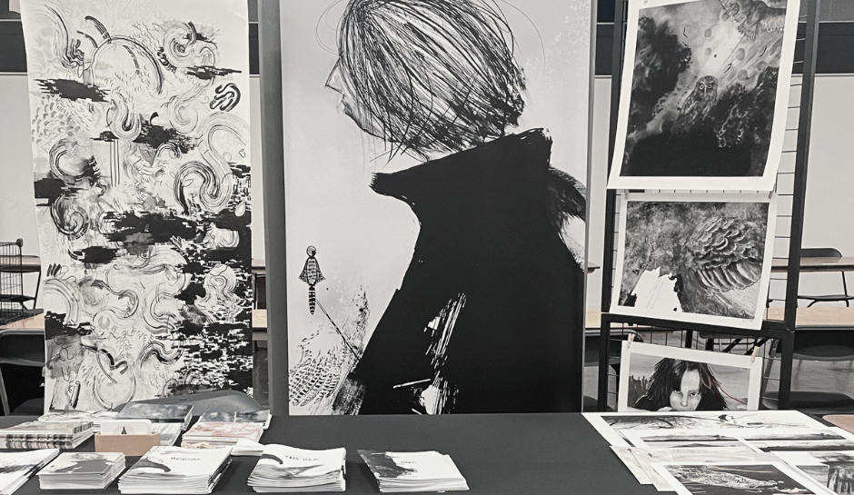 Tabling at Thought Bubble, Koekoea Studio 2024