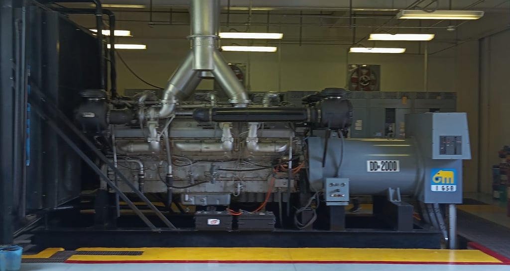 generador estacionario 2000 kw