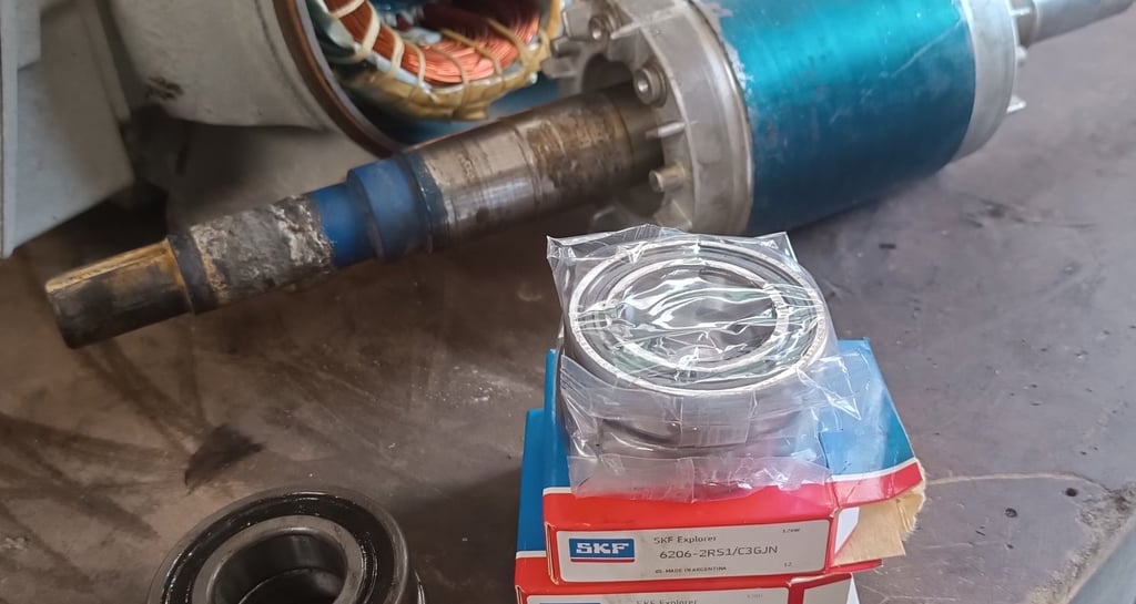 cambio de baleros a motor