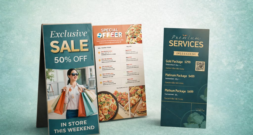 printing for restaurants, menu design tips, table tent printing, flyer printing services, restaurant