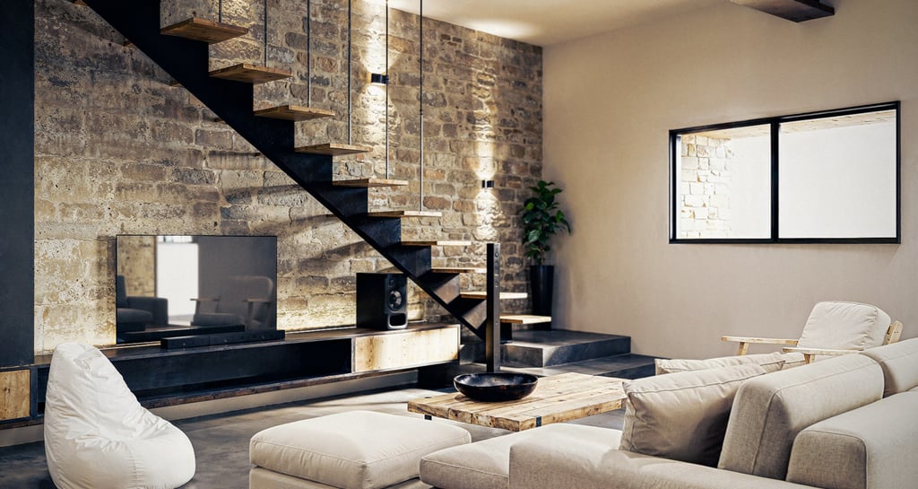Rénovation d'une ancienne grange en maison de campagne moderne tout en gardant le charme de l'ancien