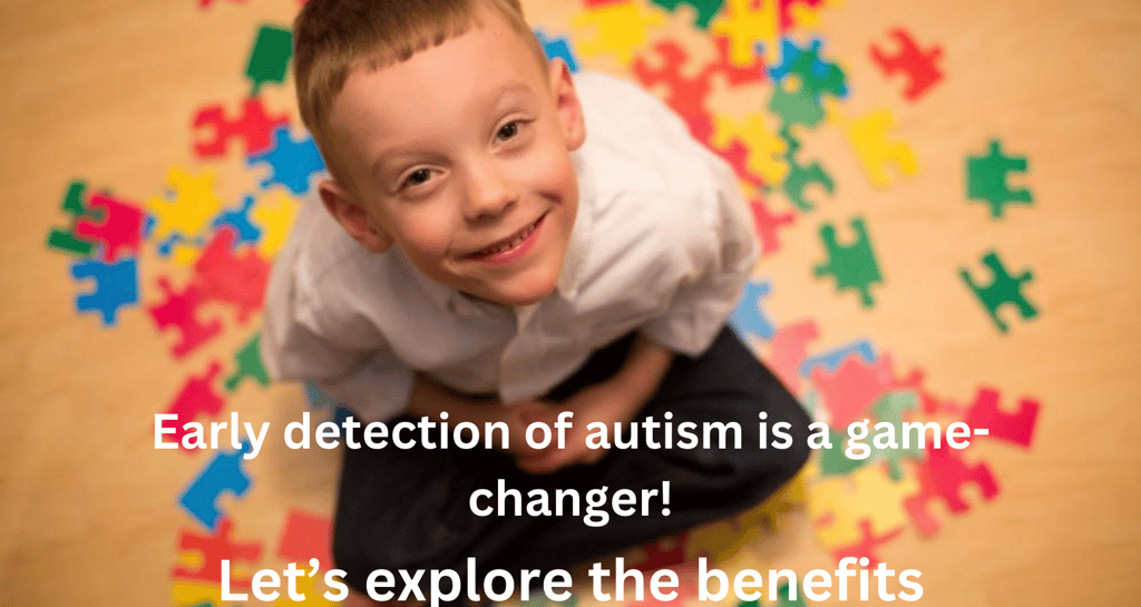 a boy with autism and autism playing with puzzle pieces