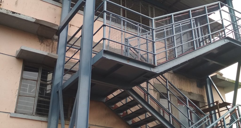 Fire-Escape-Stair-School