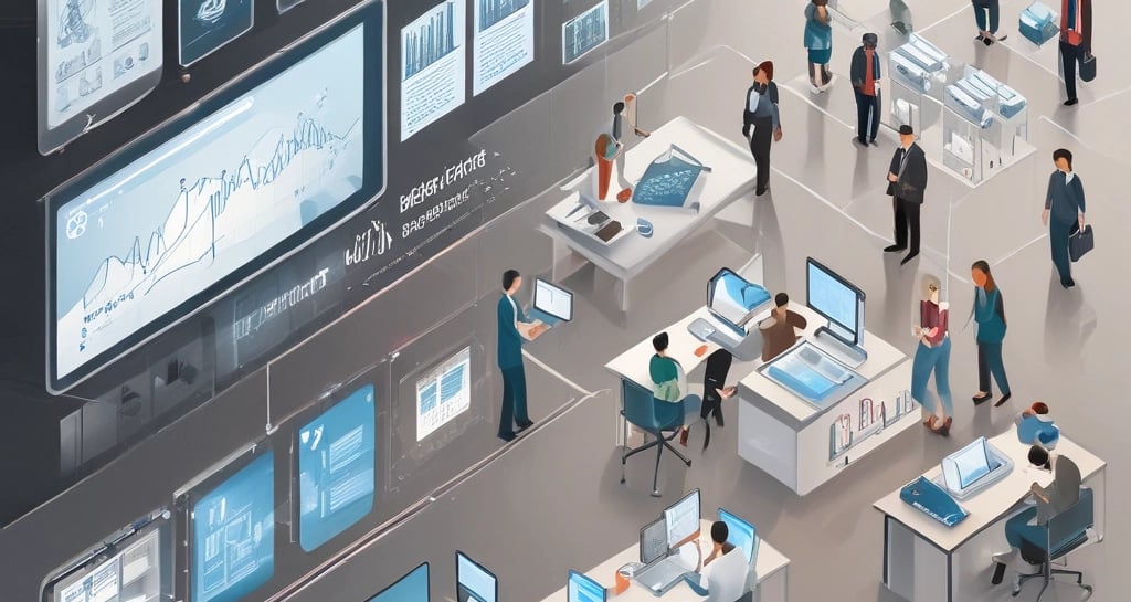 A vibrant photo showcasing a team brainstorming innovative IT solutions.
