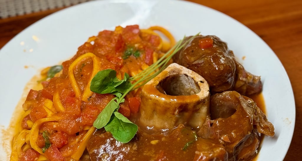 Pratos Casa Nonna - Fetuccine com Ossobuco