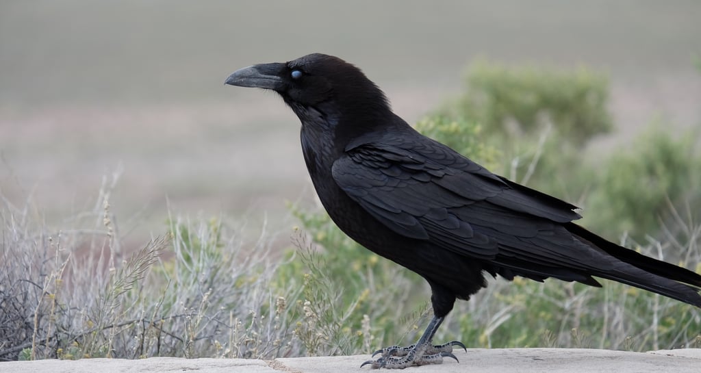 A Raven Photo taken by Genevieve Fynnyx