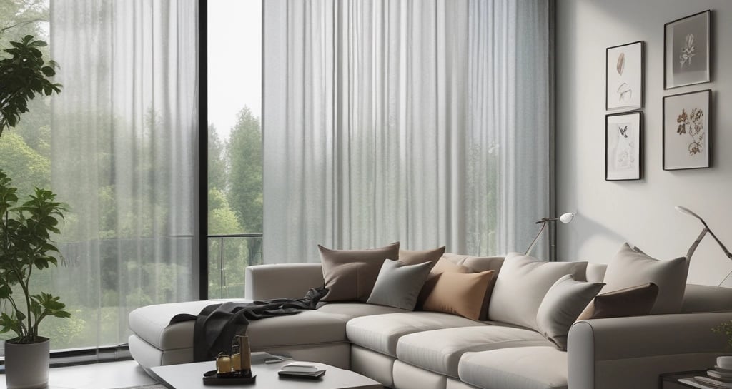 A finished wall showcasing flawless wallputty and paint work in a modern interior setting.