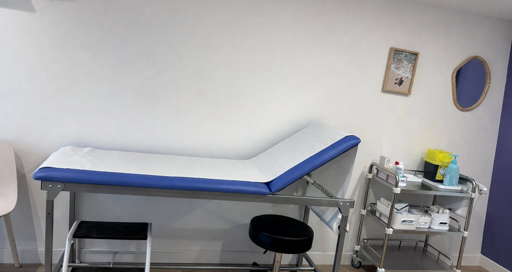 Salle de soins Cabinet infirmier à La Grande Motte situé à la résidence Le Fidji