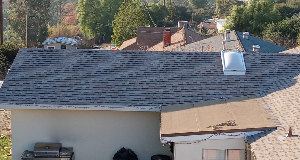 New roof installation by America Roofing Alpine CA