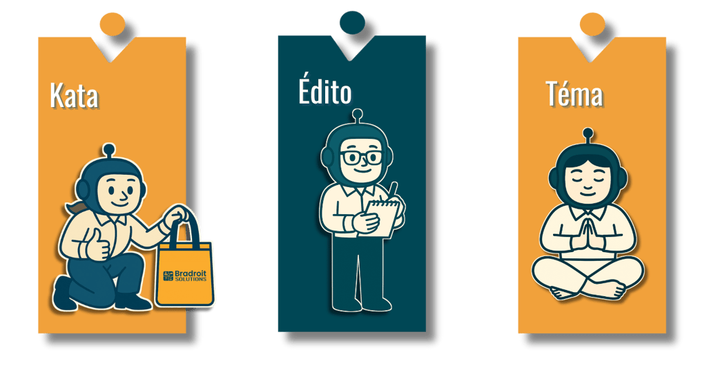 BradBot Kata – agent IA pour couleurs, matières, finitions et recherches produits personnalisées.