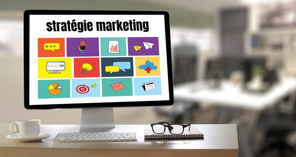 ecran ordinateur stratégie marketing