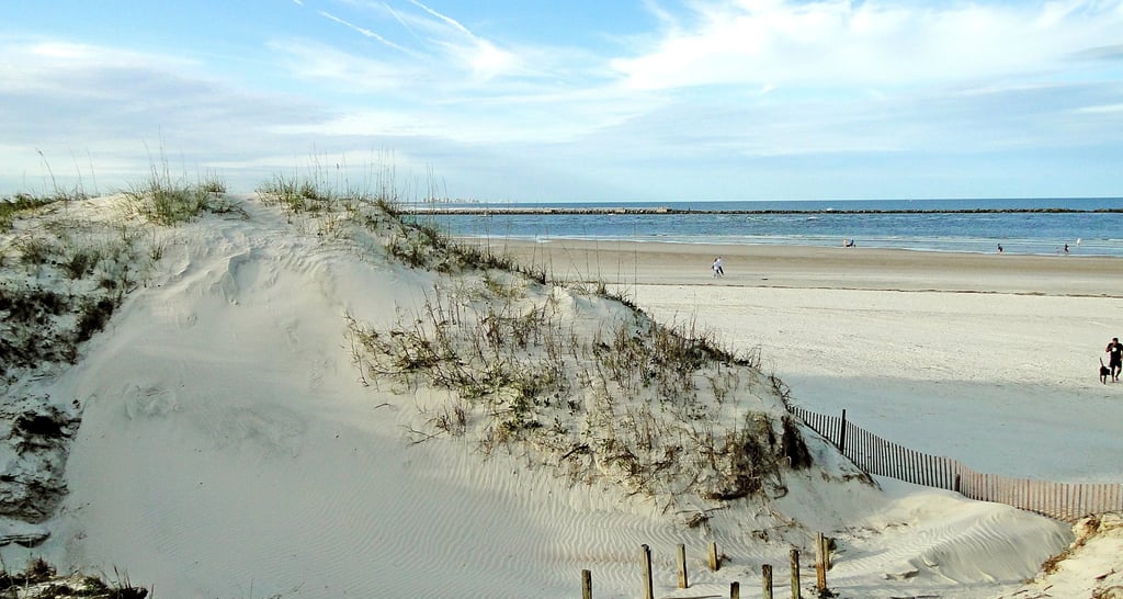 sandy beachside area in florida