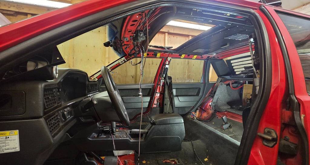 Joy van Haelen's Volvo 850R interior