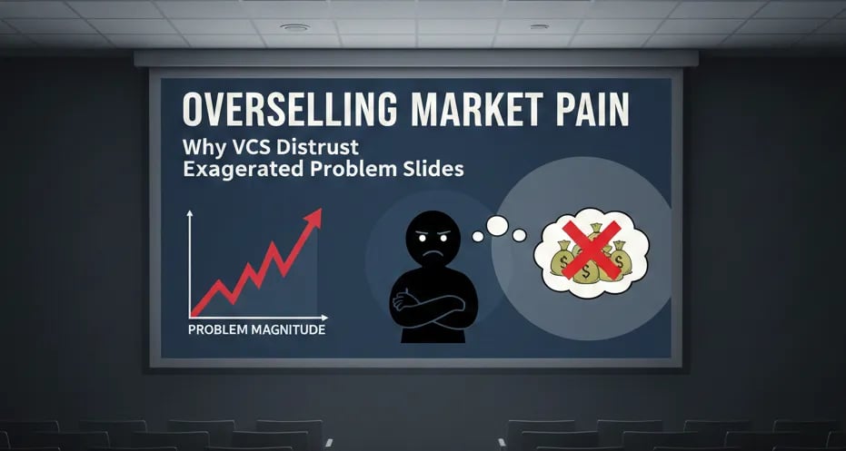 Overselling Market Pain: Why VCs Distrust Exaggerated Problem Slides