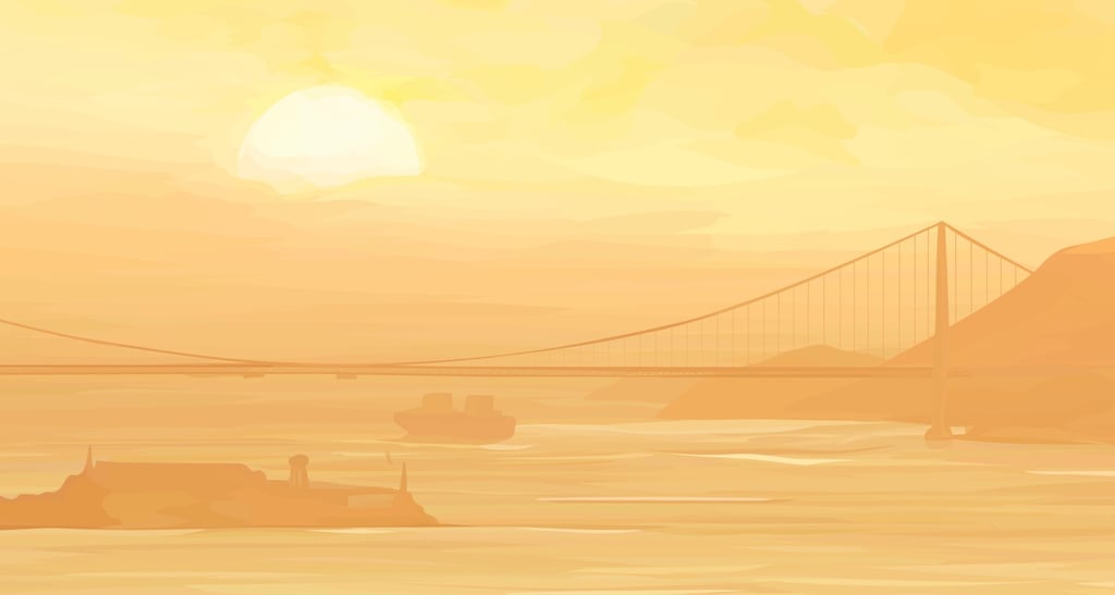 vector hyperrealism - THE GOLDEN STATE - detail 4