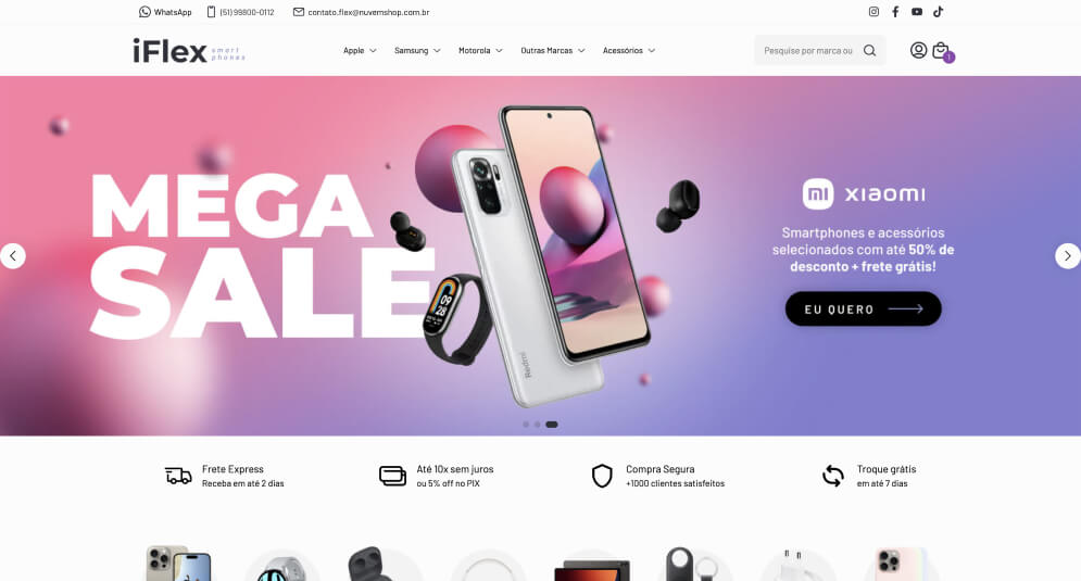 Desktop Loja Virtual Smartphone