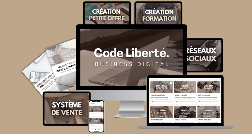 Formation Code Liberté marketing digital pour business indépendant