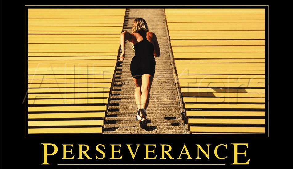 femme qui court perseverance