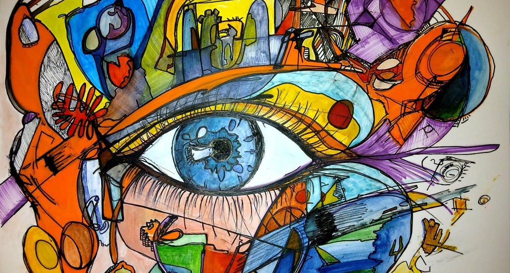 peinture acylique couleurs oeil brice peinture