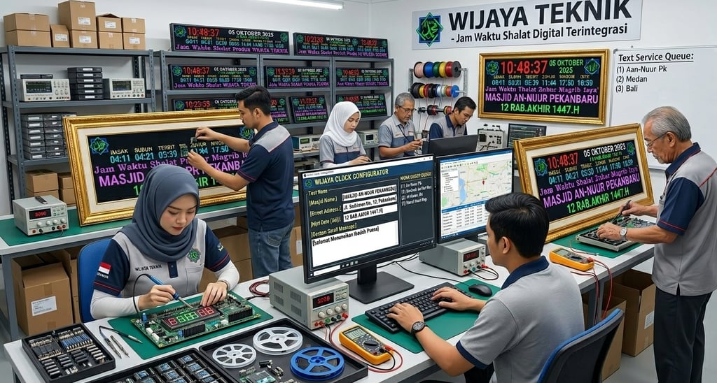 perbaikan jam sholat masjid