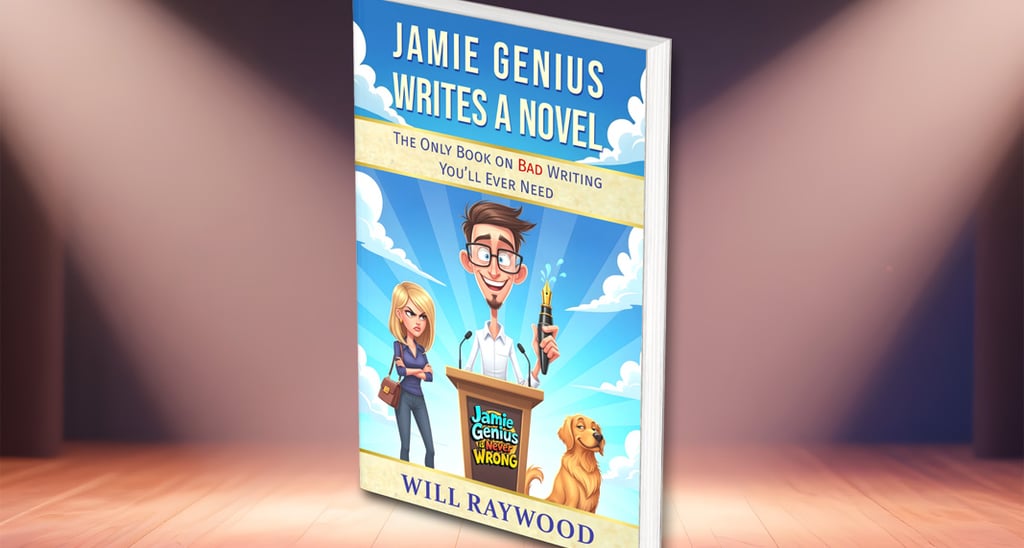 Book: Jamie Genius Writes a Novel: The Only Book on Bad Writing You’ll Ever Need by Will Raywood