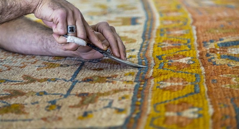 Rug Shearing And Creating And Even Pile - Namziyal