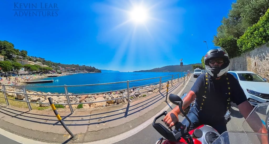 italian coastline motorcycle