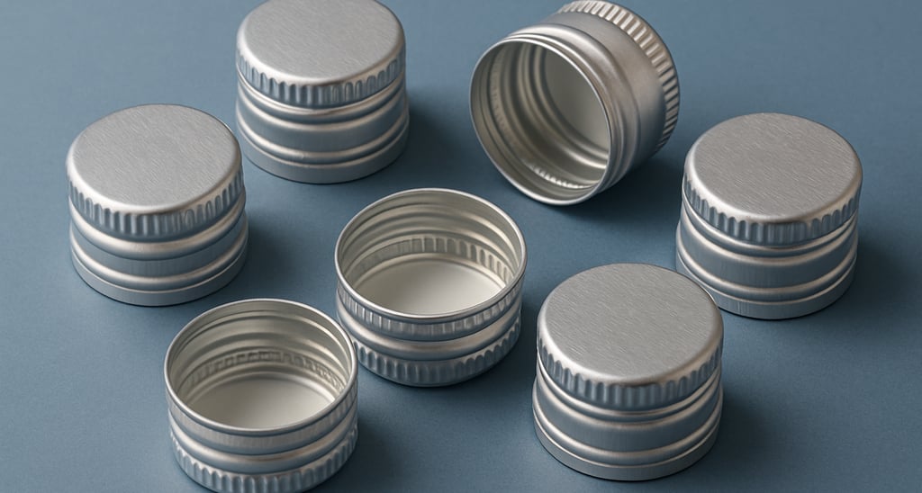 silver pilfer proof caps
