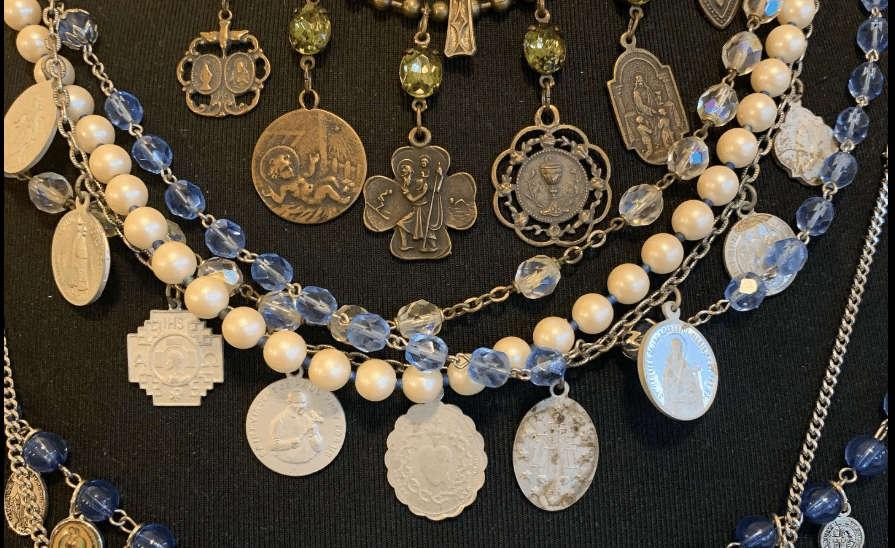 religious jewelry with beads
