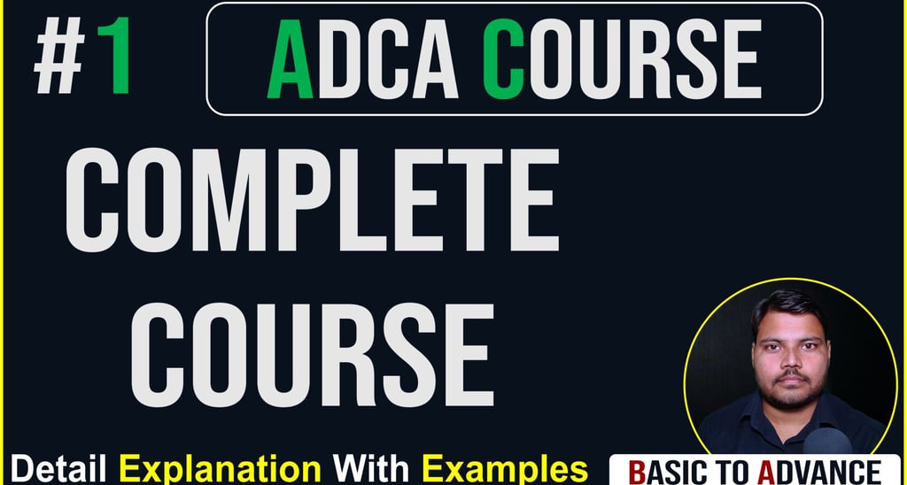 adca computer course