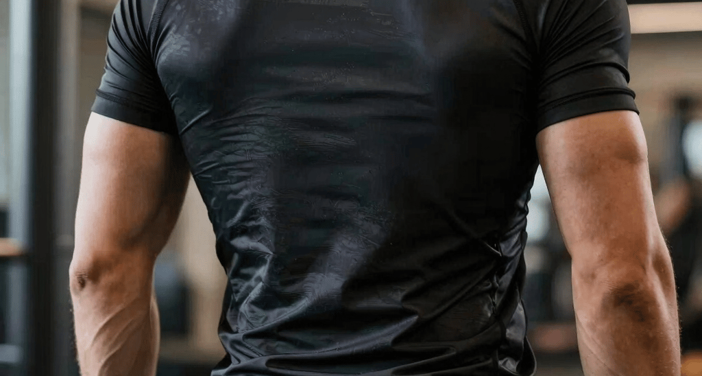 Close-up of a modern urban outfit emphasizing fabric texture and detail.