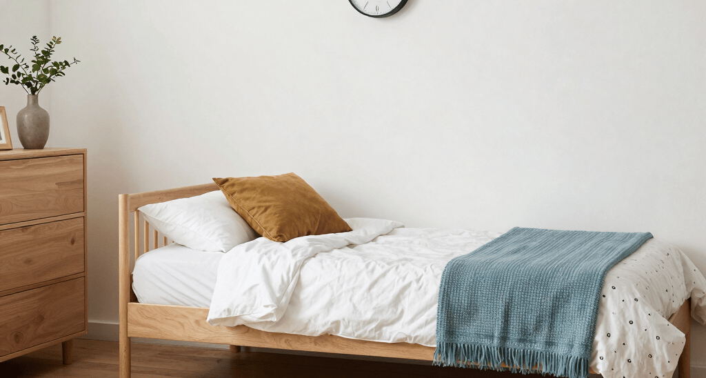 A cozy living room with soft lighting and comfortable seating, reflecting a welcoming home environment.