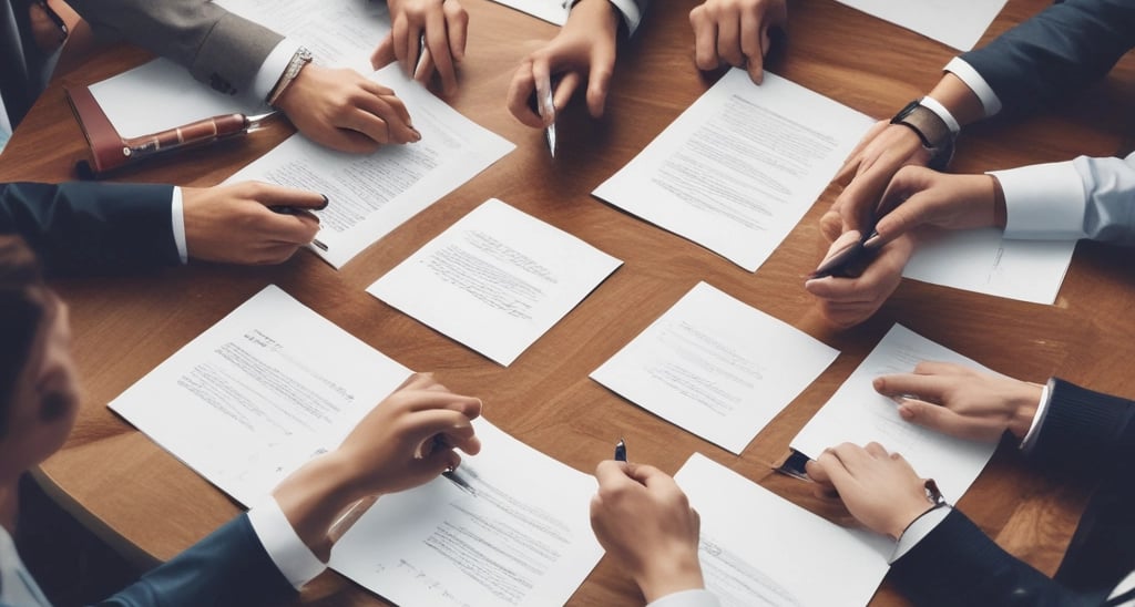 A dynamic workshop scene with a coach engaging a group of sales professionals in Athens.