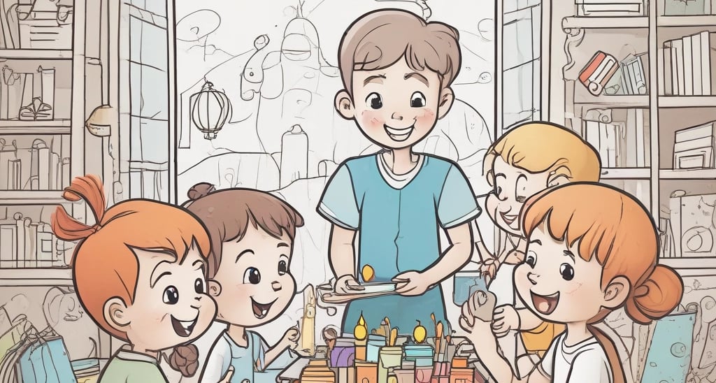 A playful husky dog running through a lush green field.