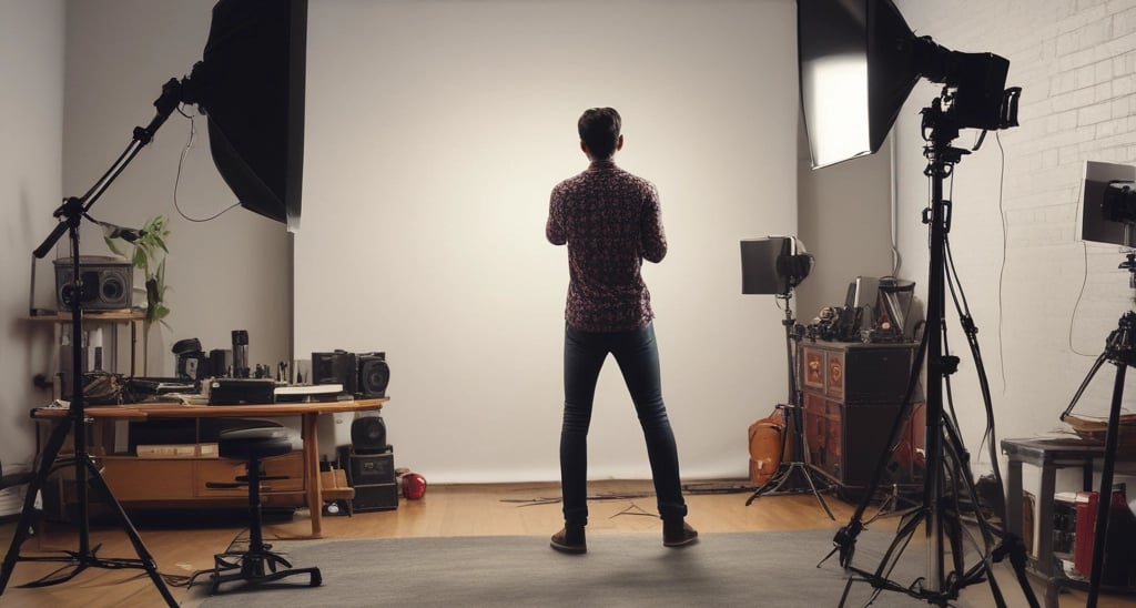 Two people stand in front of a whiteboard covered with colorful sticky notes. The notes are arranged into categories: 'User-Generated Content,' 'Engagement,' 'Event,' and 'Social Wall.' The individuals appear to be in discussion, with one holding a marker.