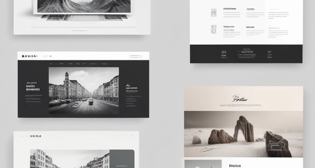 A modern business website design showcasing a professional layout.