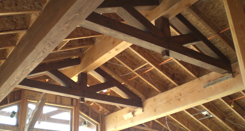 Highland Hills Timber Frame Mountain Home Frame-6