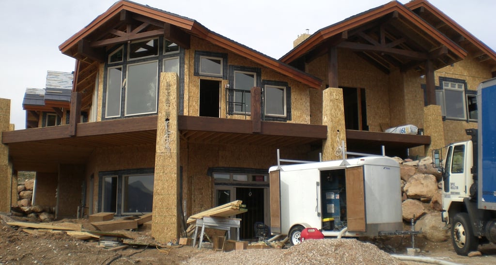 Highland Hills Timber Frame Mountain Home Frame-5